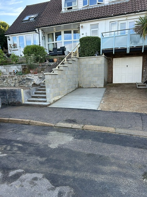 Completed groundworks