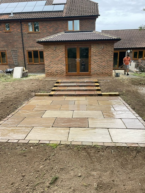 Completed groundworks