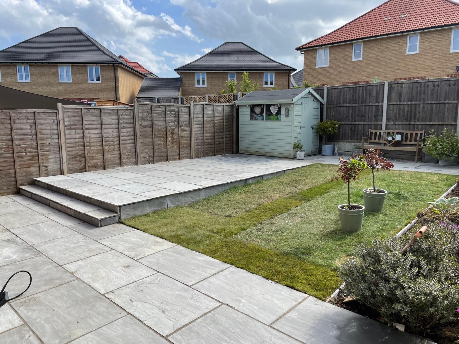Completed groundworks
